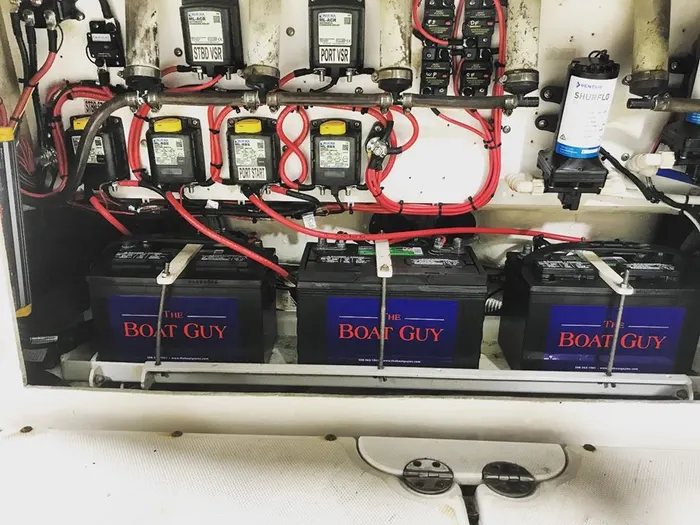 Boat batteries and wiring